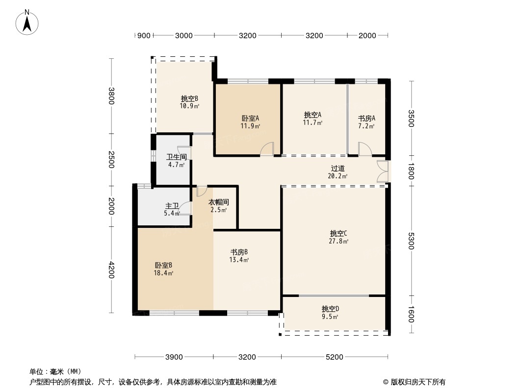 江山帝景户型图图片