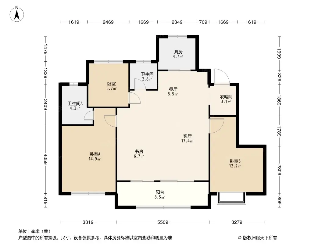 无锡圆融广场户型图图片