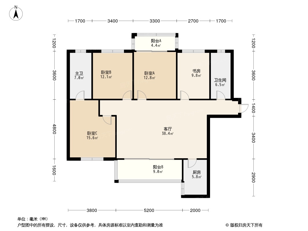 长沙悦城国际户型图片