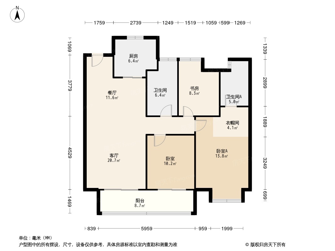 兰亭大境户型图片