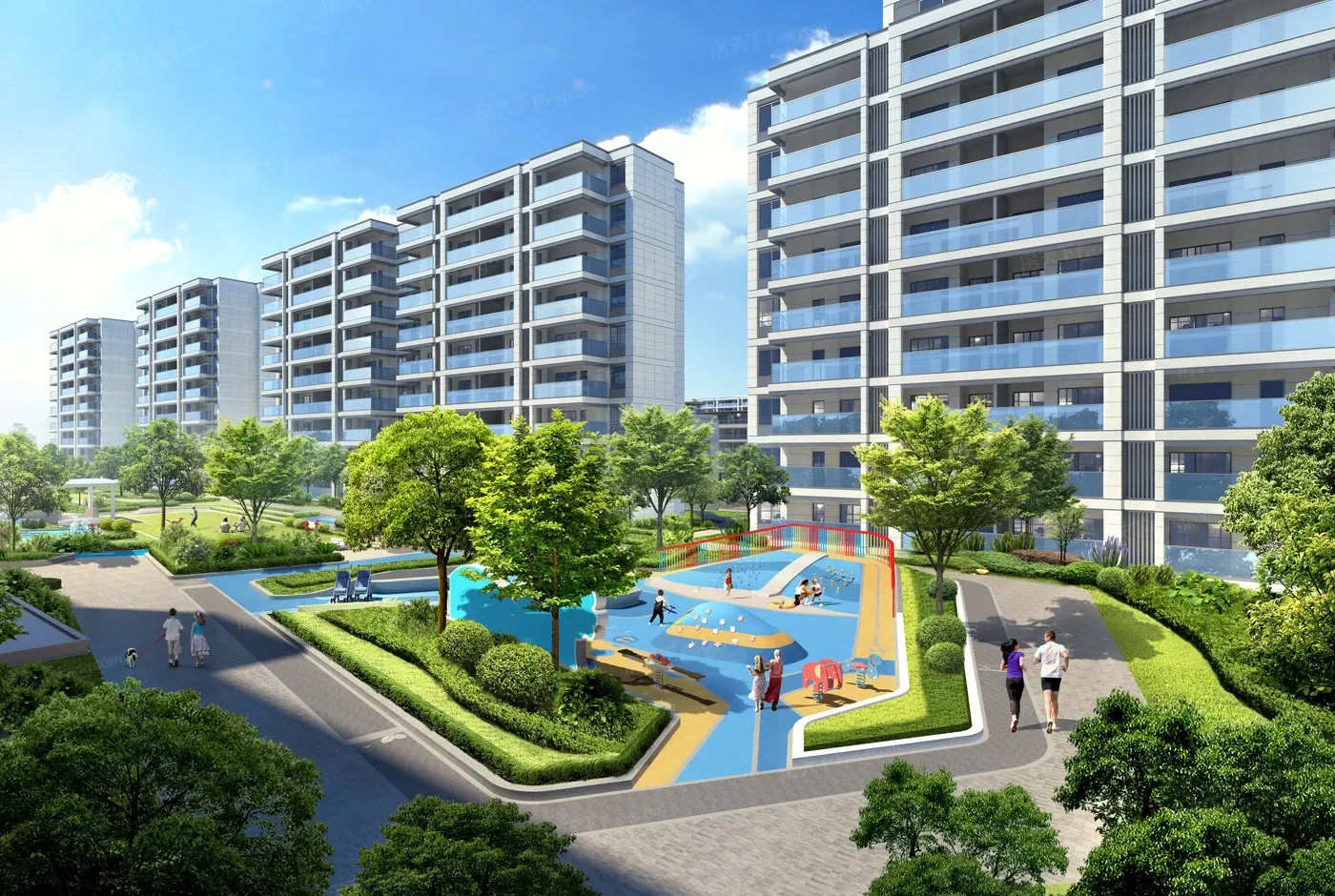 绿城云溪太白洋房外立面效果图