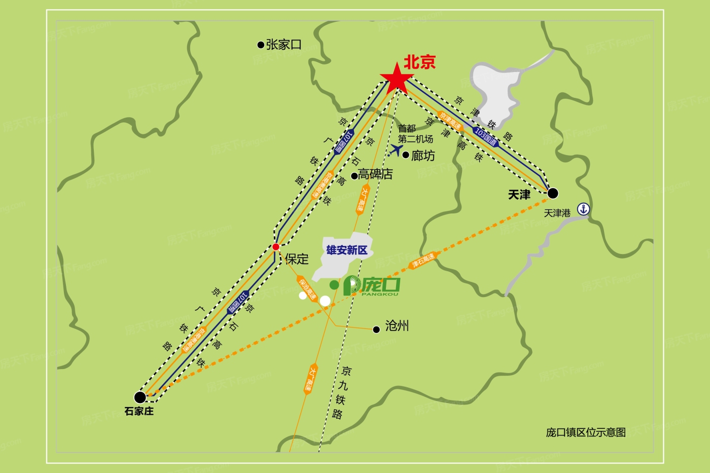 高阳县庞口镇地图图片