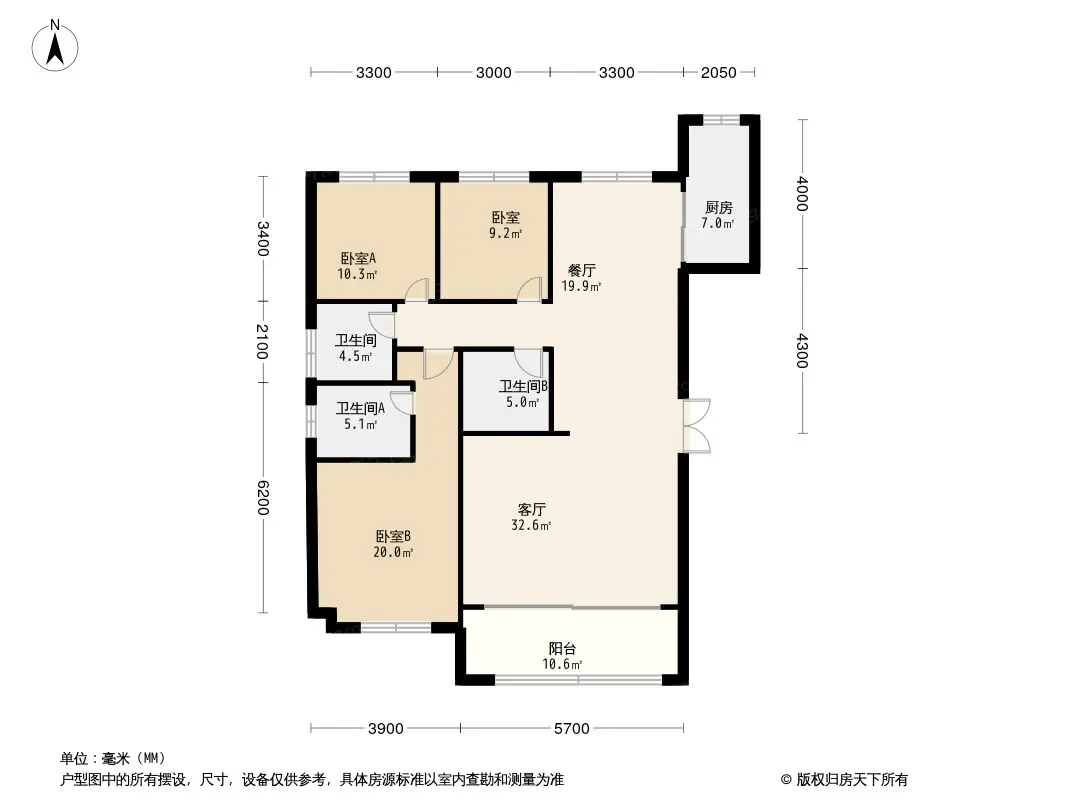 保定云水湾户型图图片