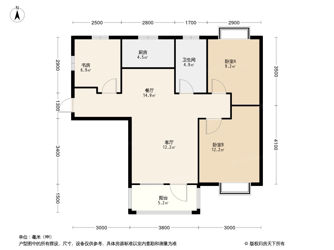 固安建投御湖园户型图图片