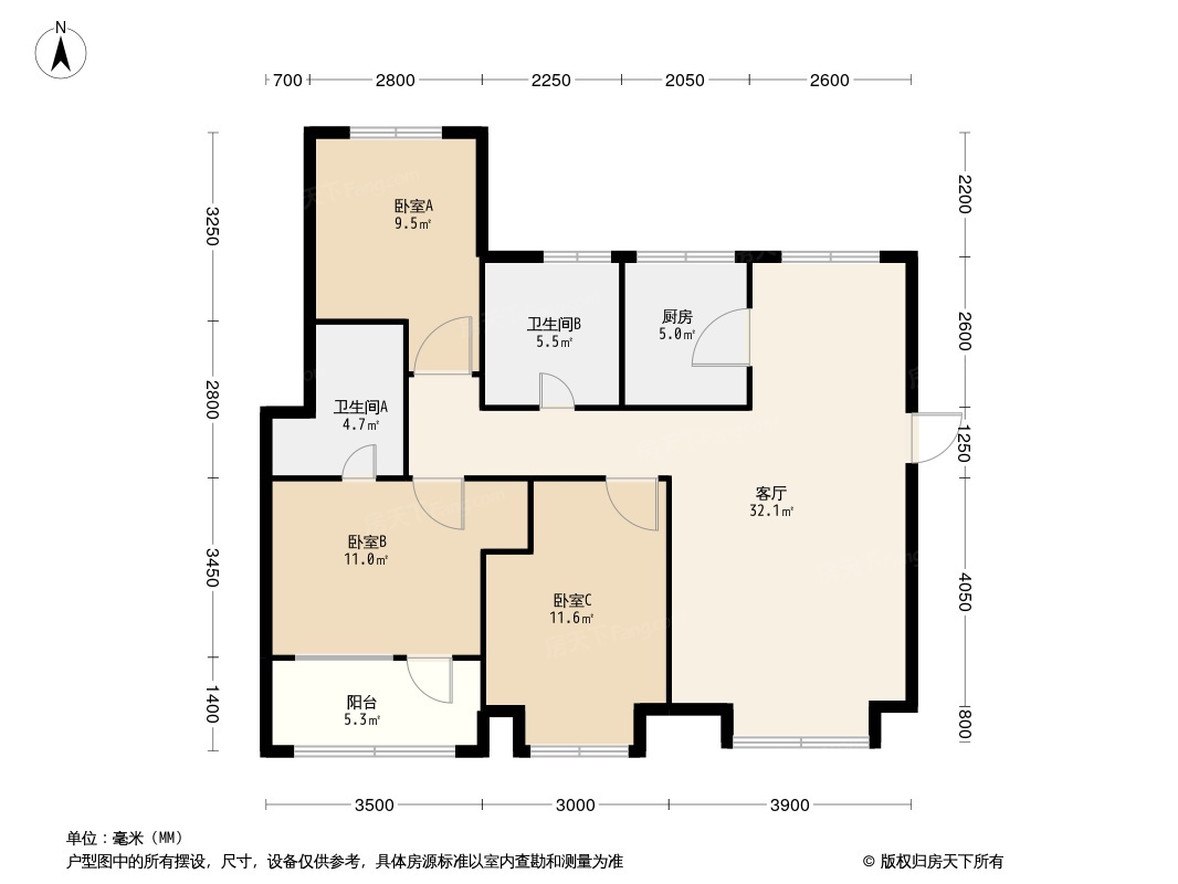 永清融创城户型图图片