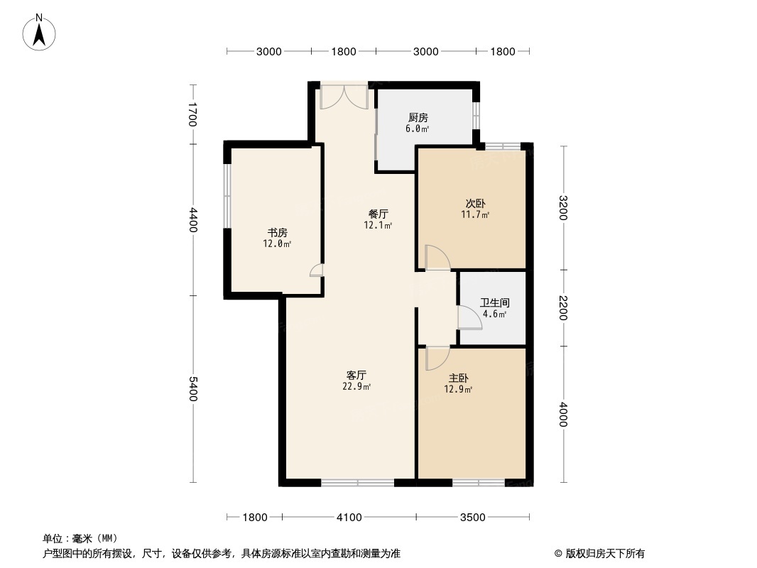 包头维多利华府户型图图片