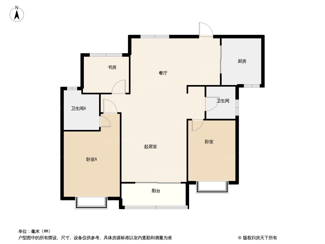 绍兴越府名园户型图图片