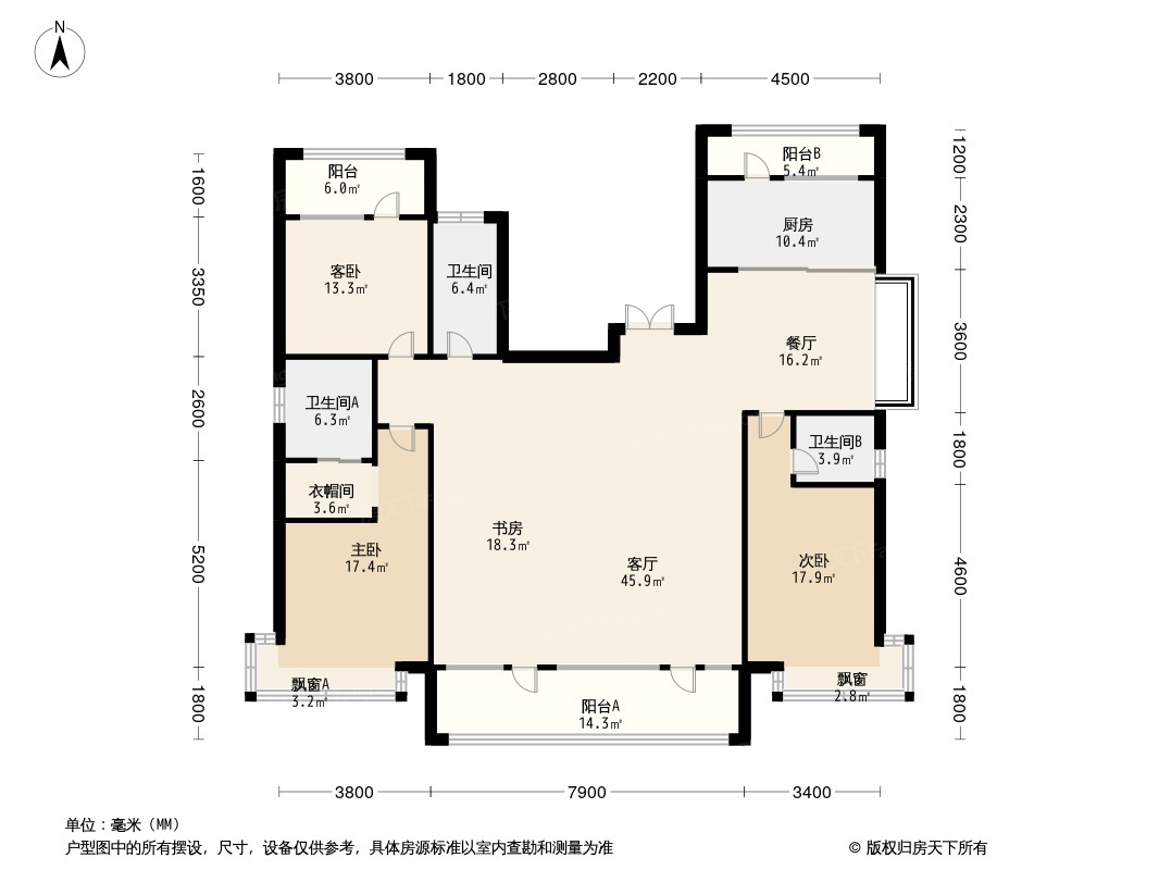 青岛院子户型图图片