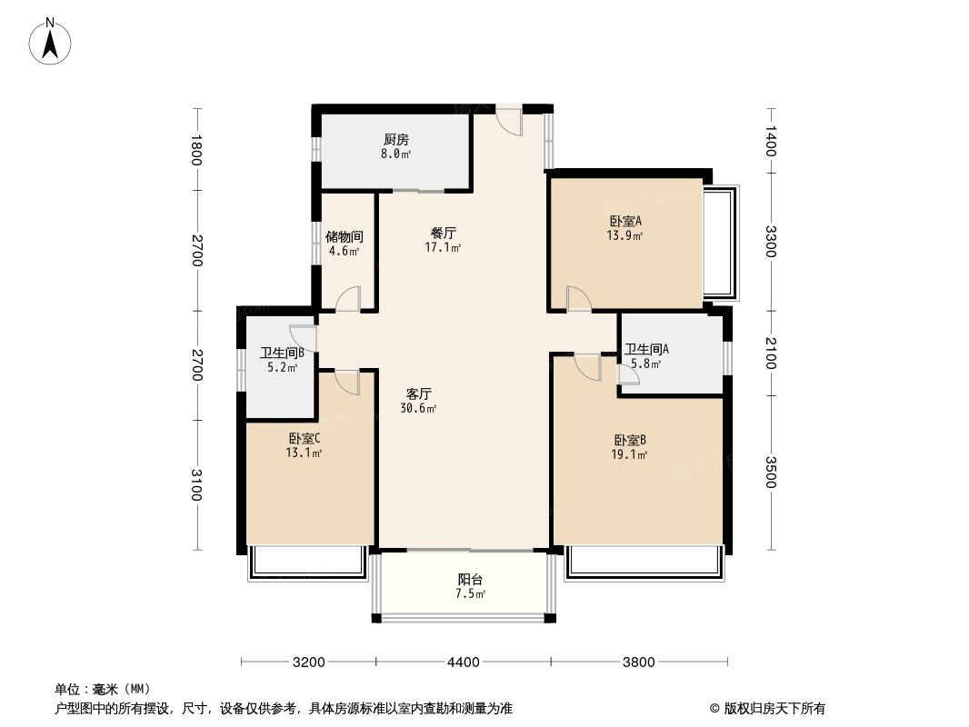 龙南阳光水岸户型图图片