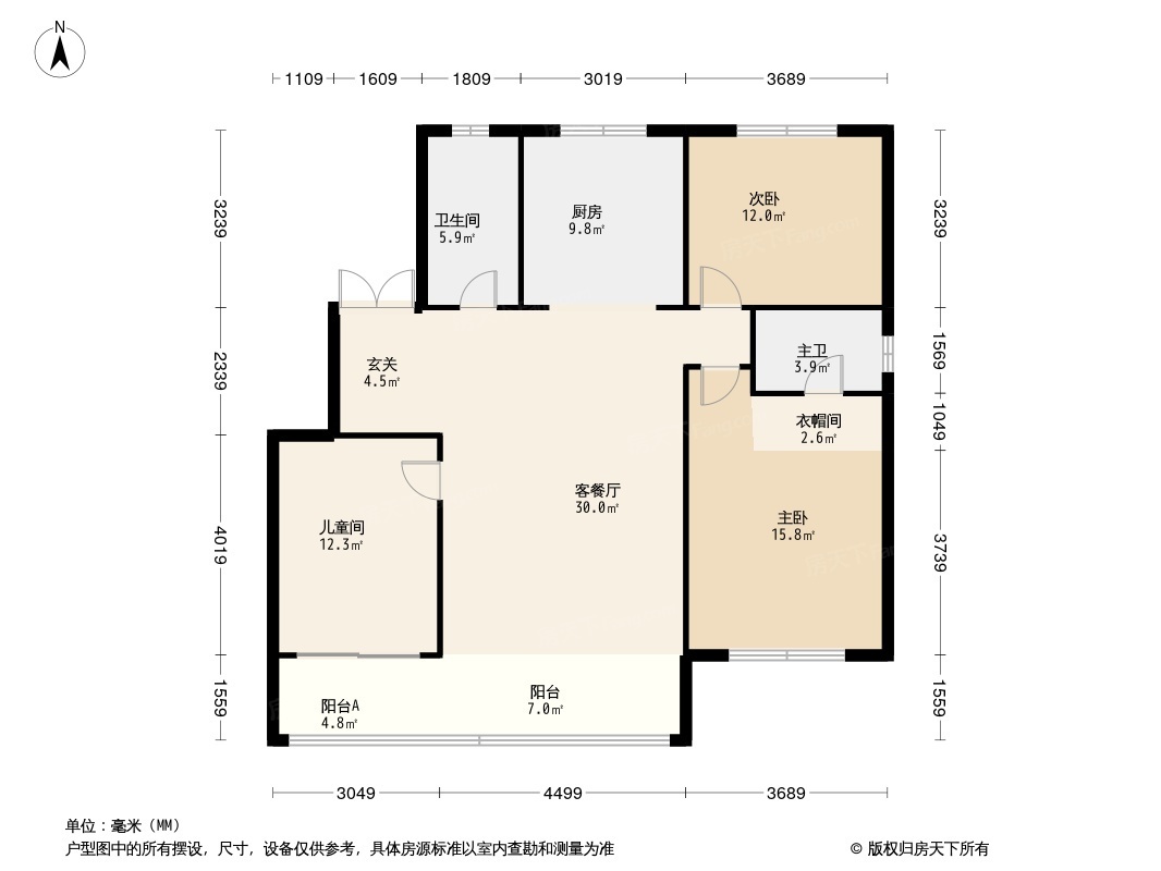 吉林泽信悦山郡户型图图片