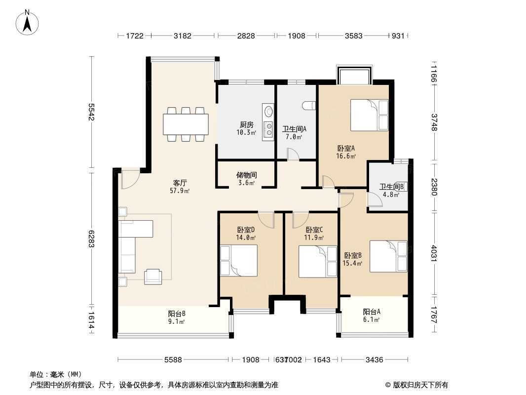 昆明颐明园户型图图片