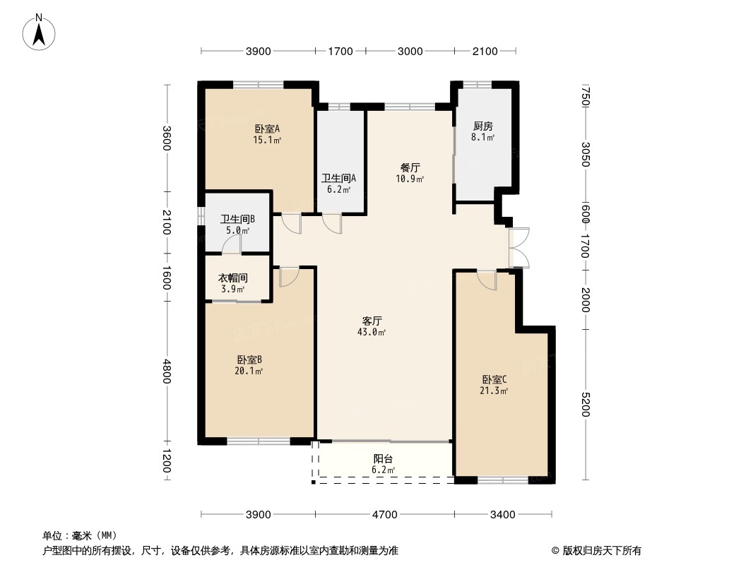 伟峰东域别墅户型图片