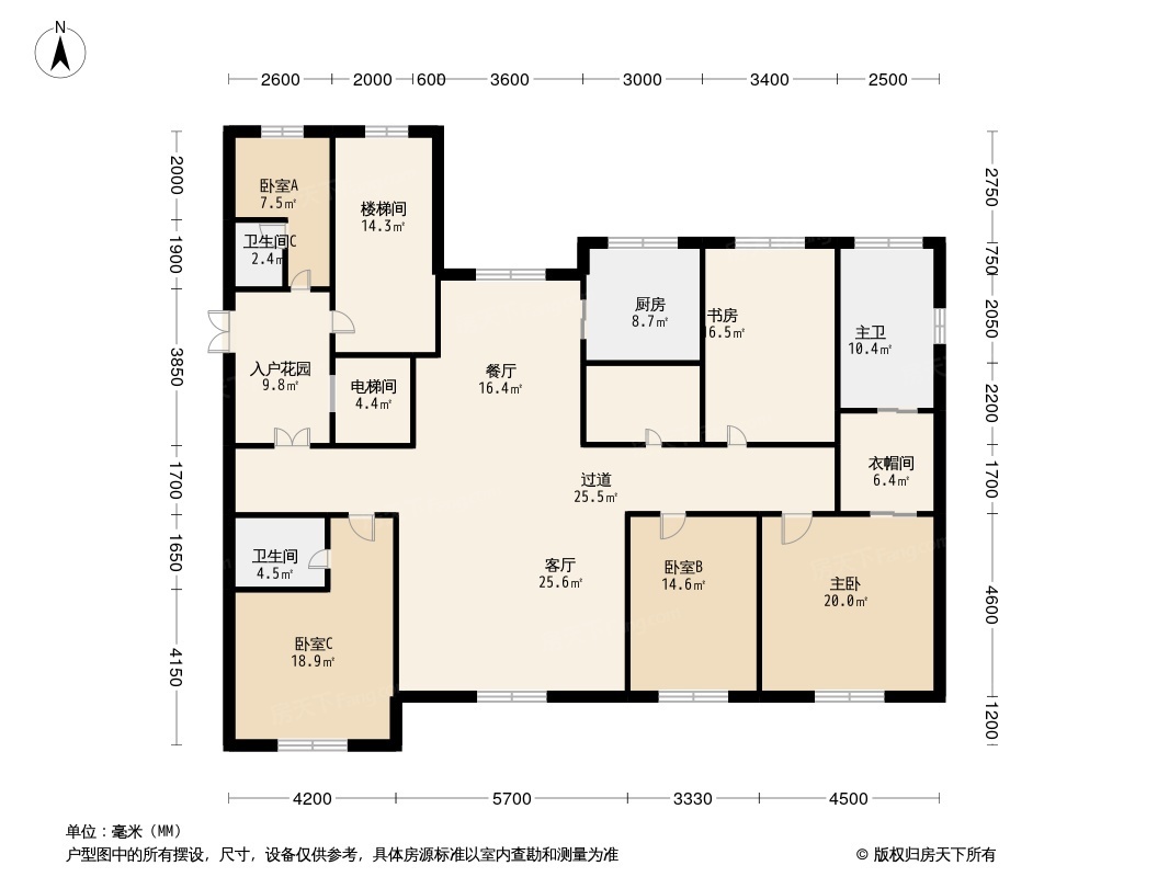 伟峰东域户型图图片