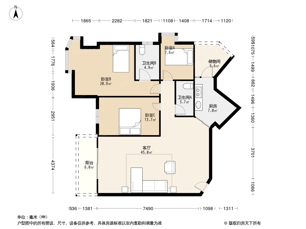 户型图0/1