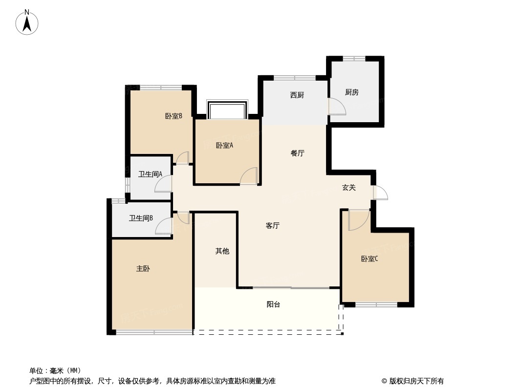 黄石新城明昱户型图图片