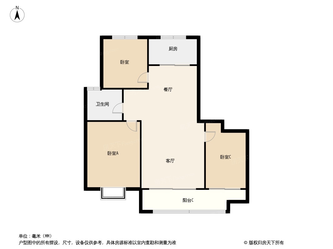 马鞍山星悦府户型图图片