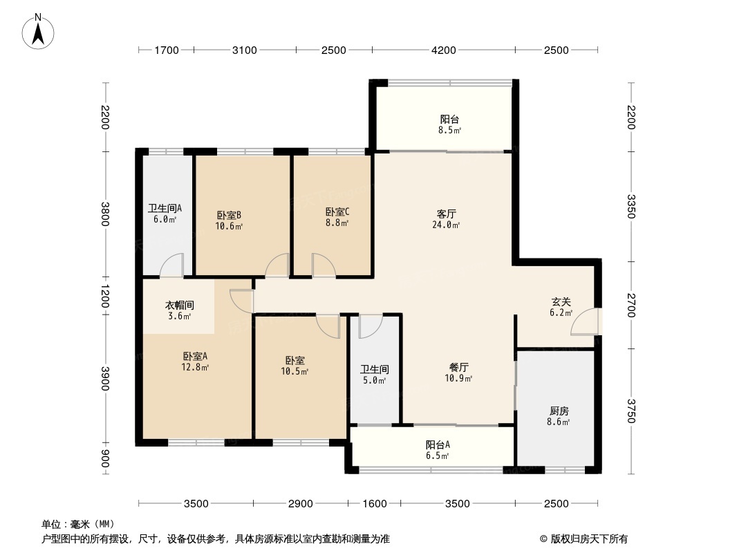 君临世纪户型图图片