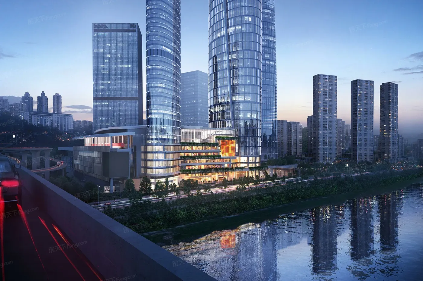 一线滨江天幕大平层  近享重庆新天地高端商业