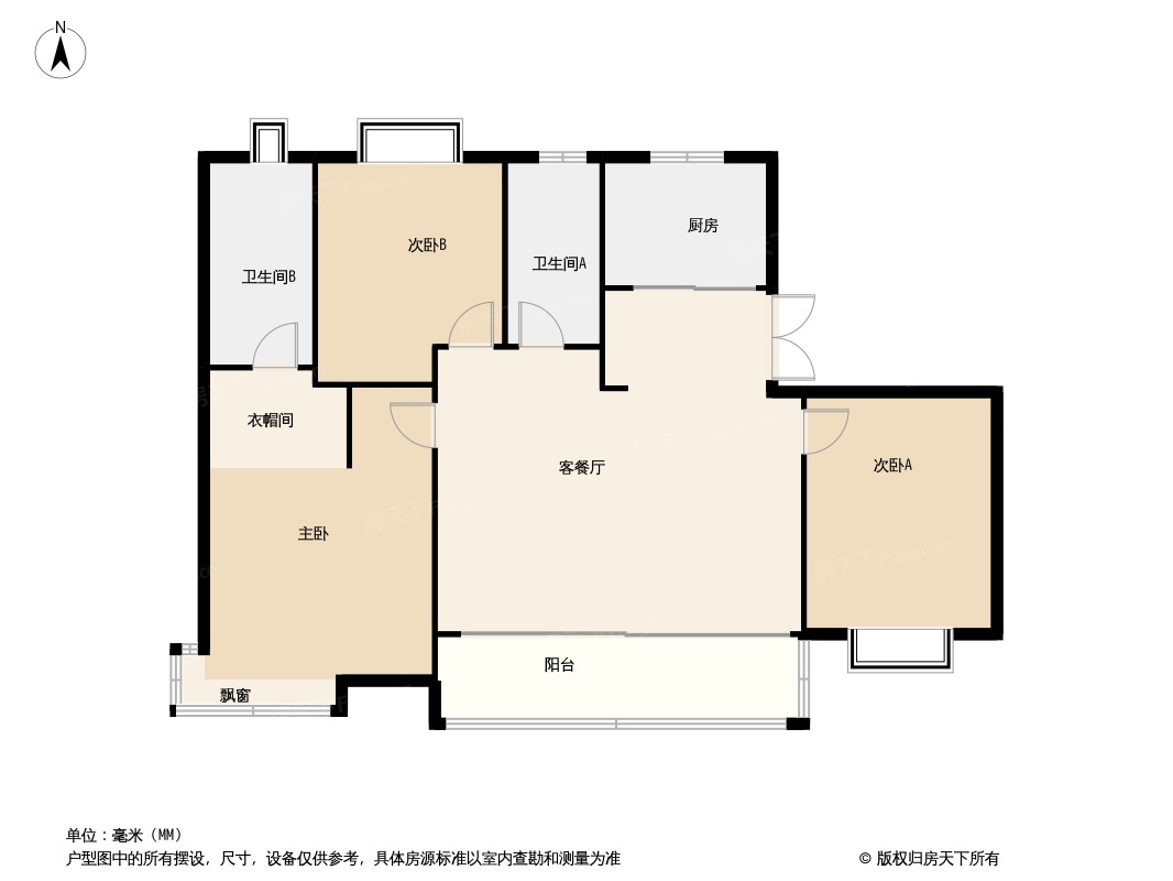 金融城户型图图片