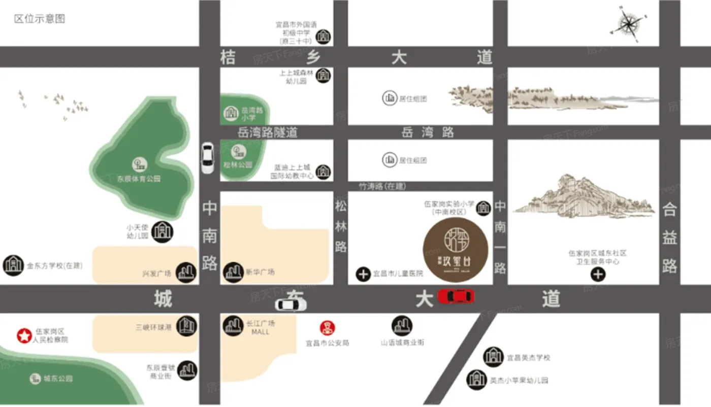 联投·玖玺台价格,周边交通配套测评,联投·玖玺台优劣势分析-宜昌房