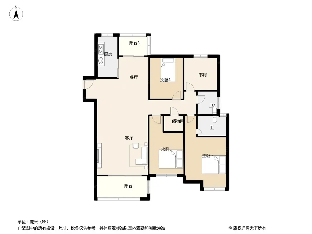 菏泽嘉利学府户型图图片