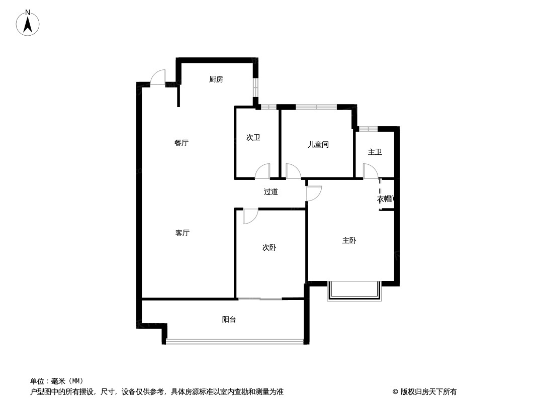 杭州世茂璀璨澜宸户型图片