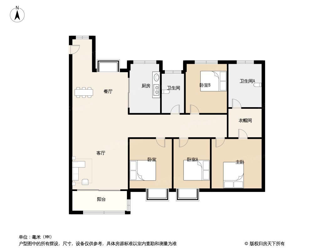 中海观澜府户型图片