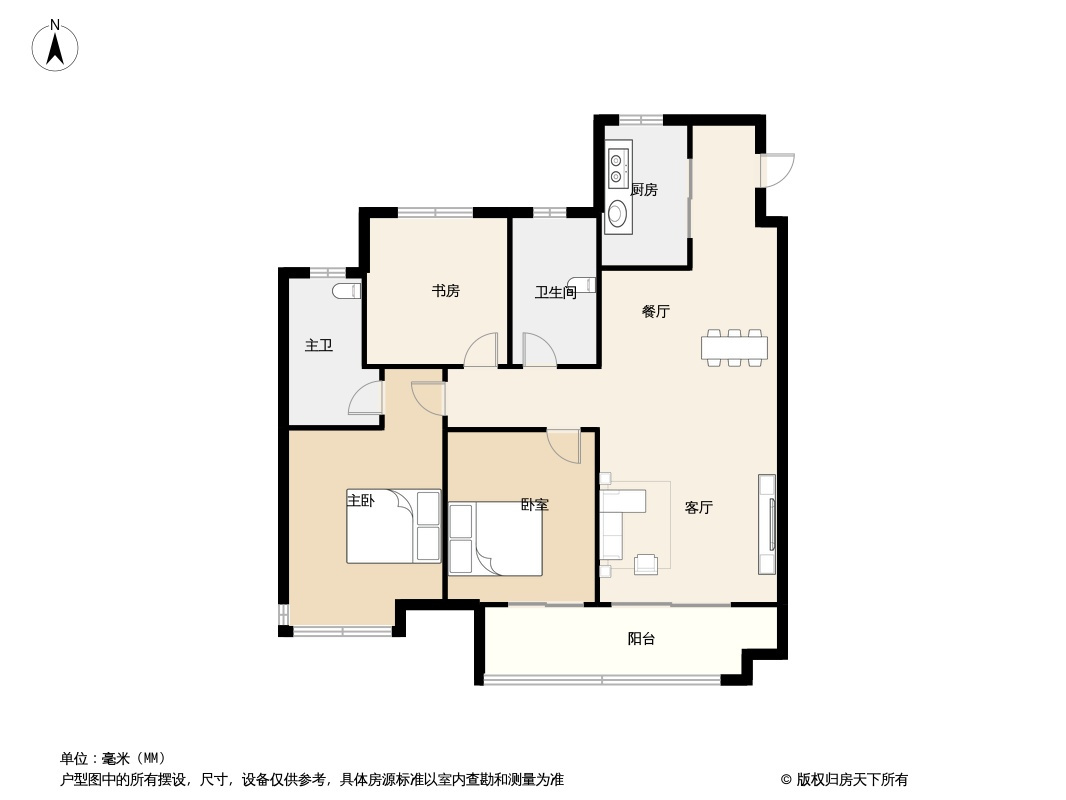 汀云上府户型图图片