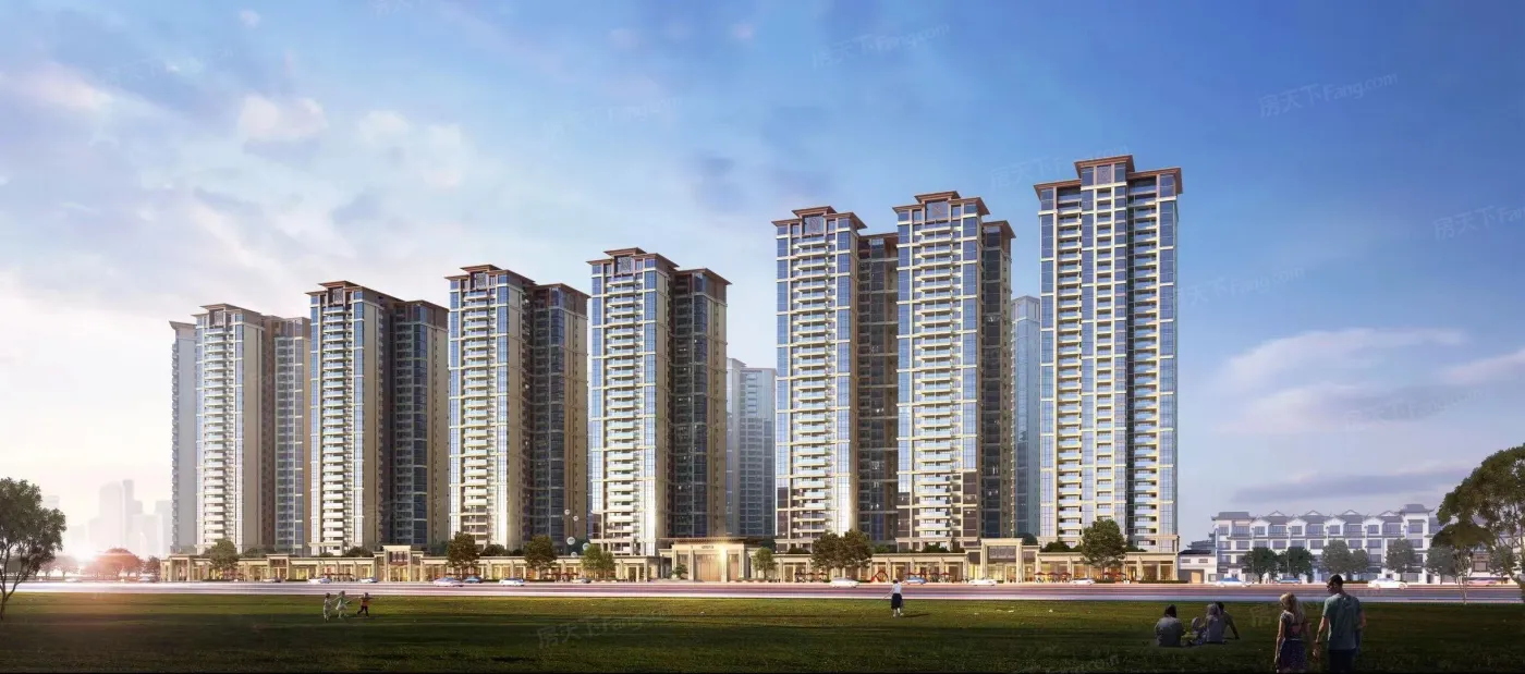 君临华府营销中心风华盛启 首推约113-140㎡智慧奢装四至六房