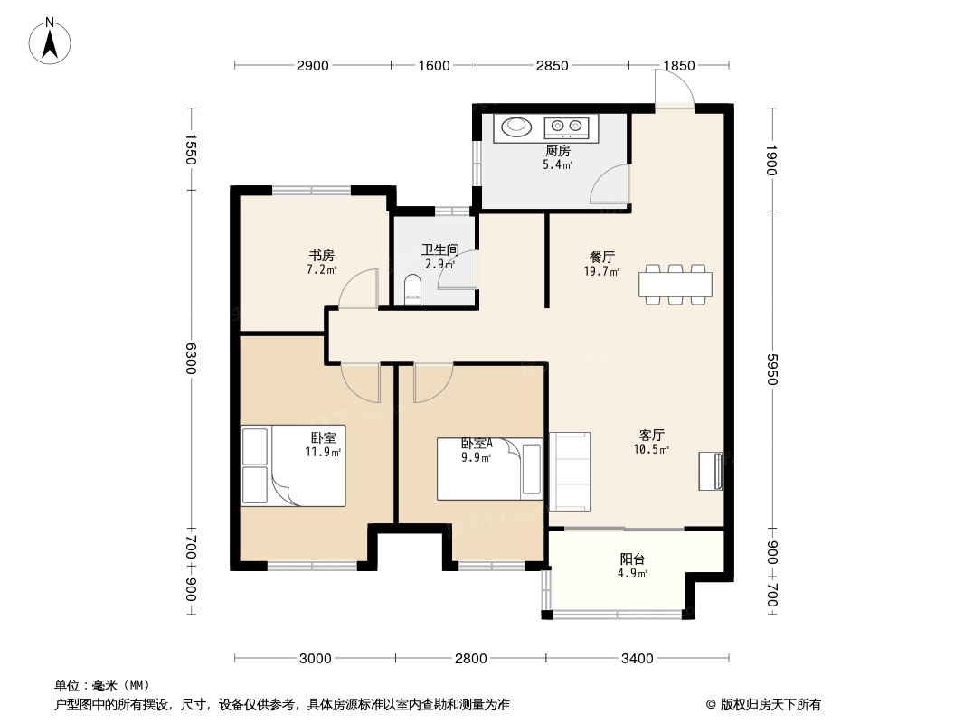 玖熙湾户型图图片