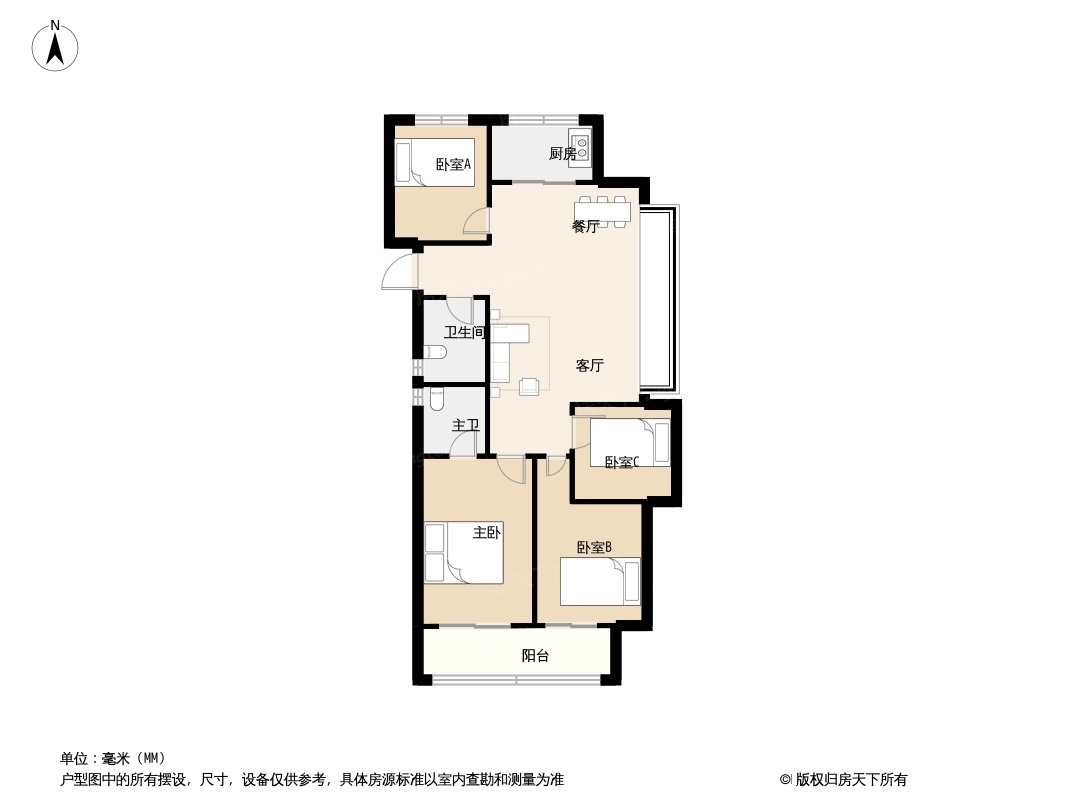 临沂金泰锦府户型图图片