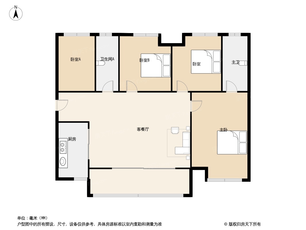 阳光城檀府户型图片