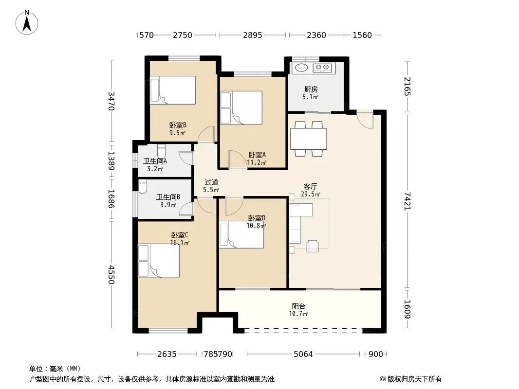 大江东宝龙广场户型图图片