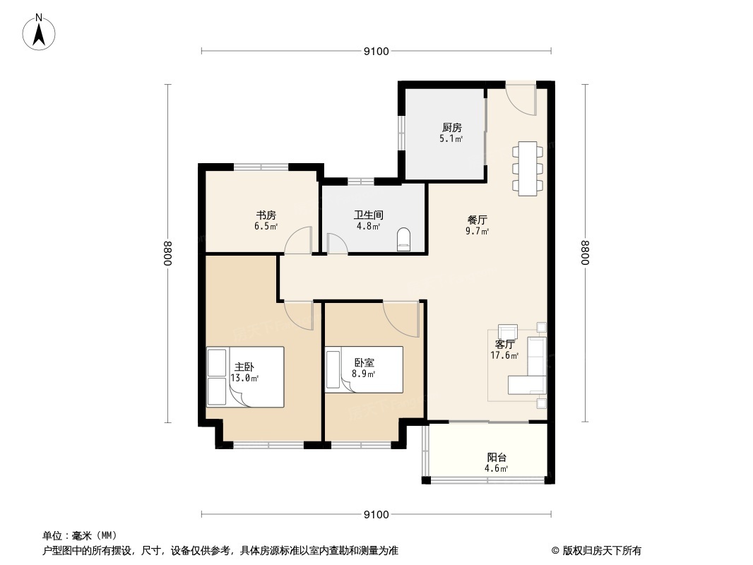 卓越滇池晴翠户型图图片