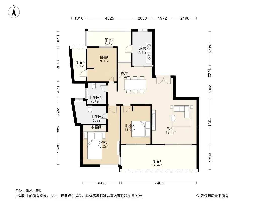 金基晓庐户型图图片