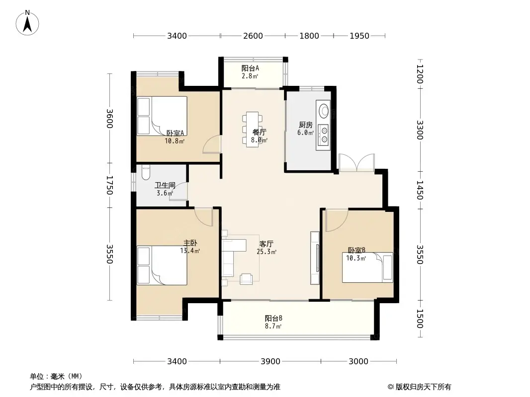 宜昌万豪中心119户型图图片