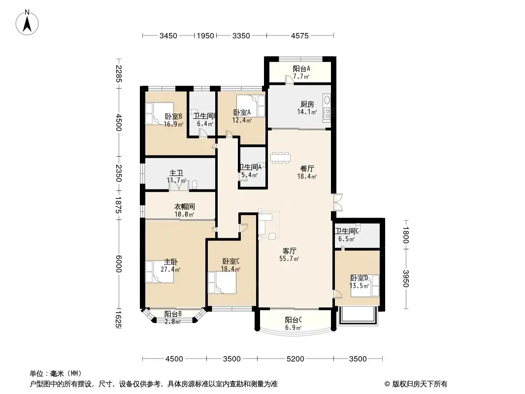 太原星河湾最小户型图片