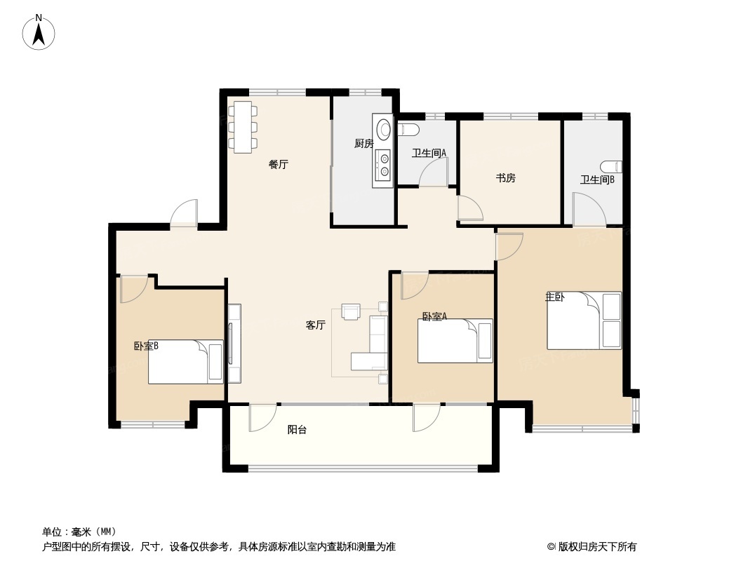 儒辰丹枫园户型图图片