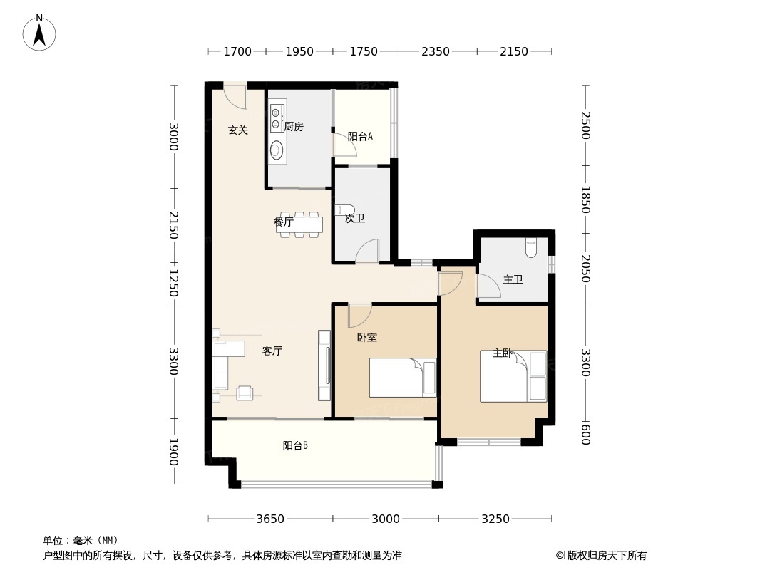 连云港珑樾府户型图图片