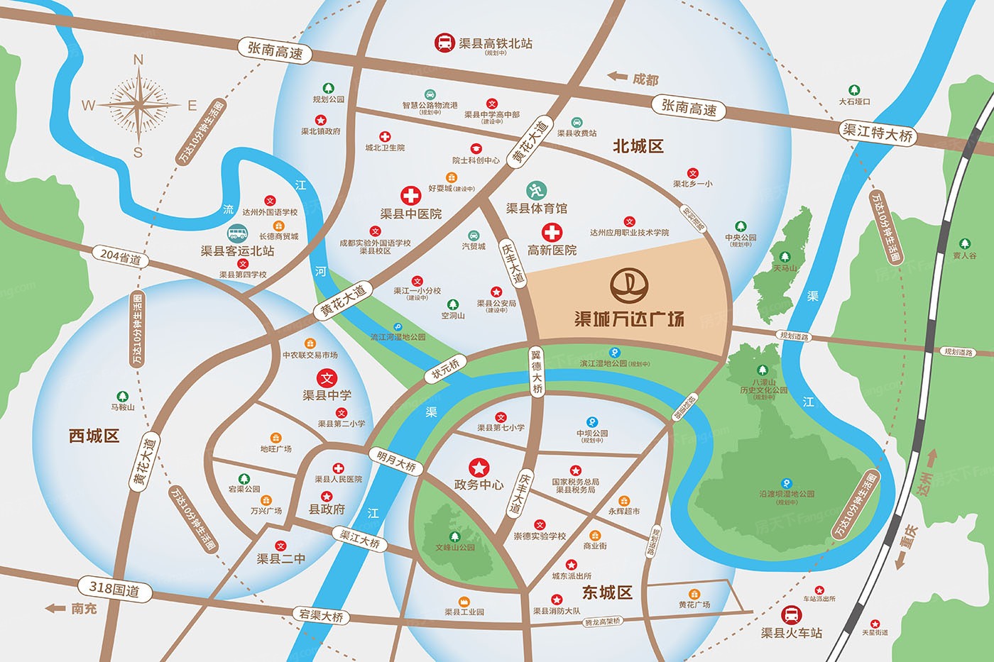 渠县城市规划高清图图片