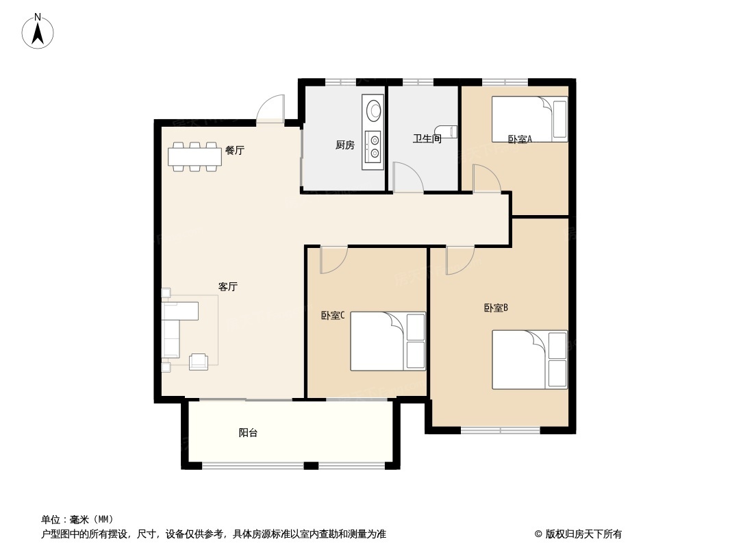 东方凤雅名苑户型图图片