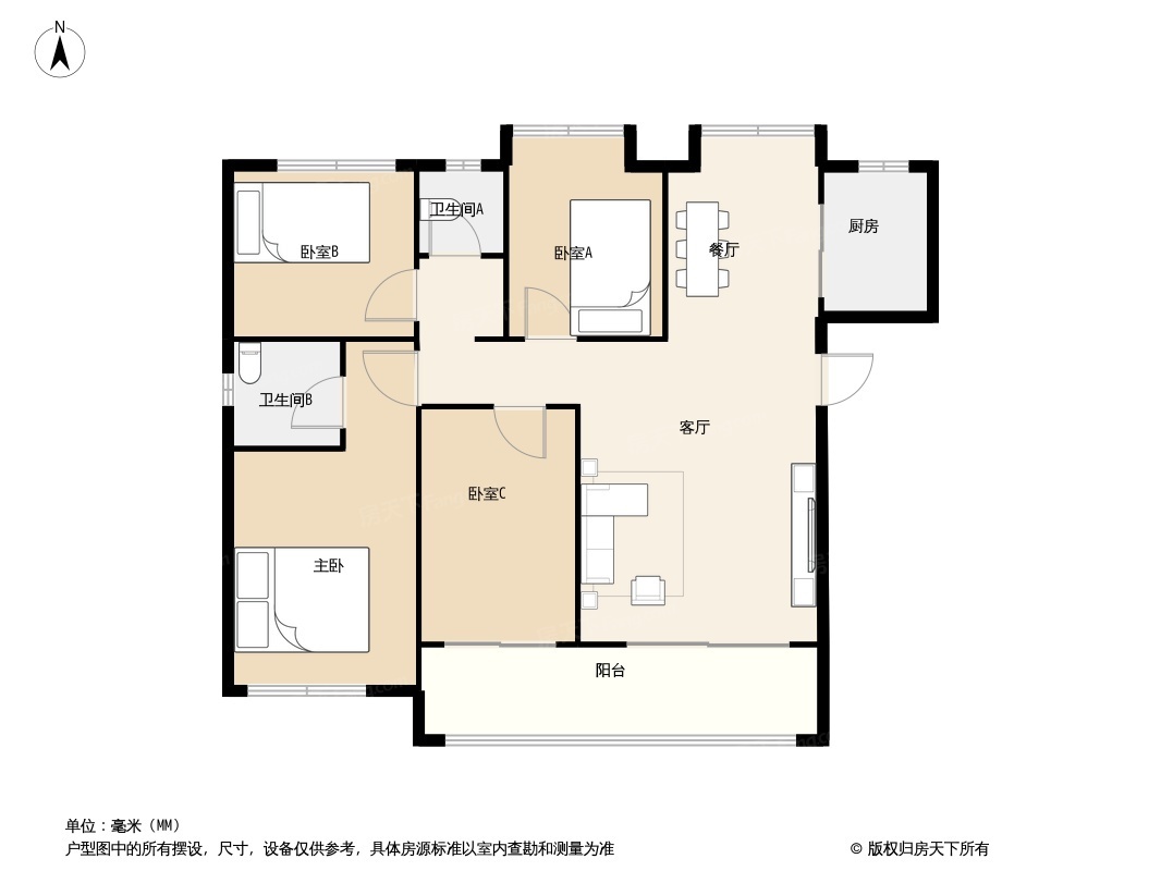 漳州世茂漳州府户型图图片