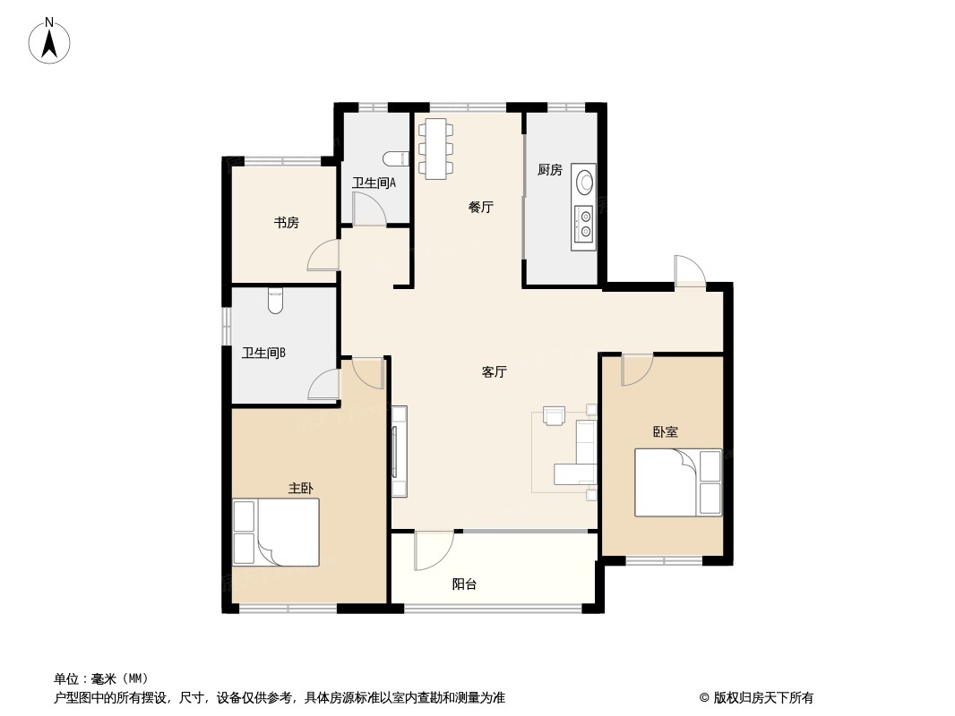 东方名都二期户型图图片