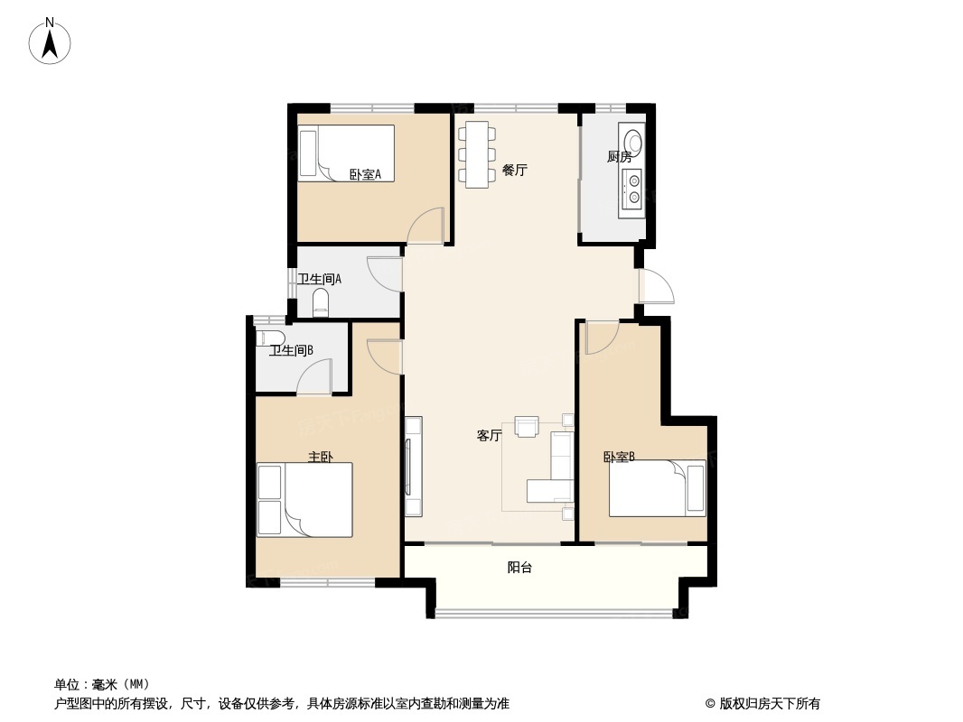 合肥北城正荣府户型图图片