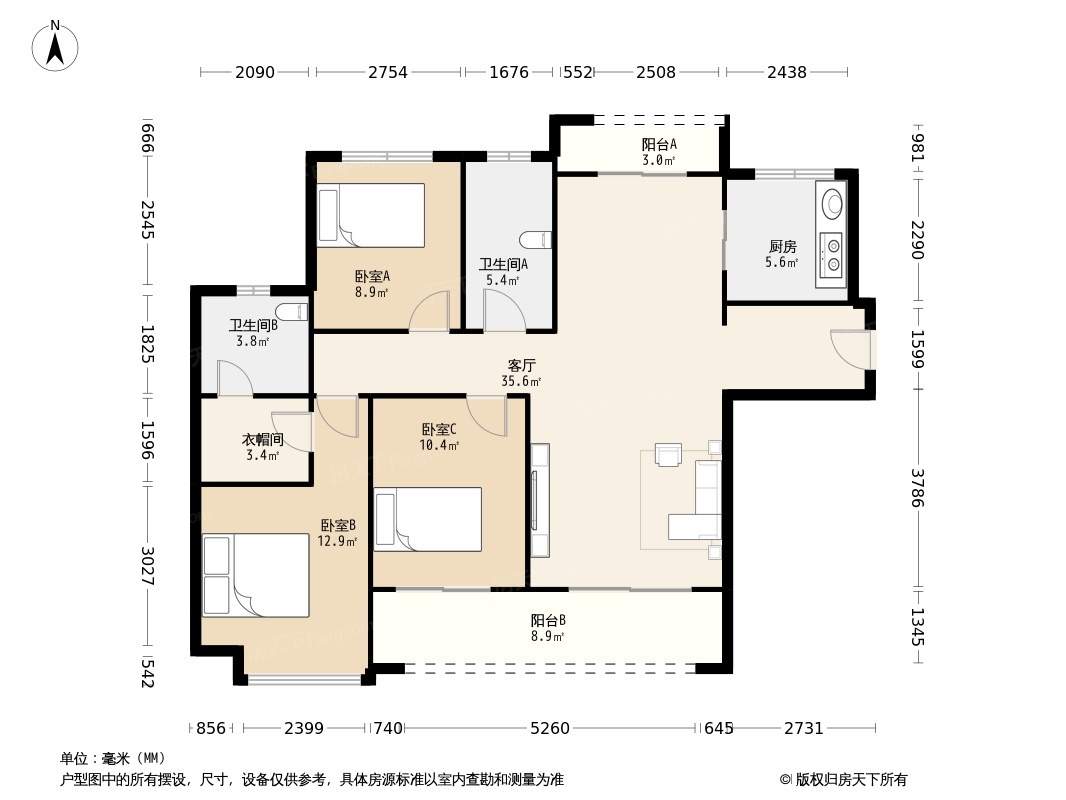 磁县观澜城户型图图片