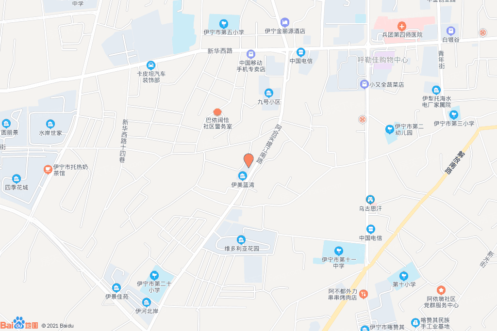 伊宁市最新公交线路图图片