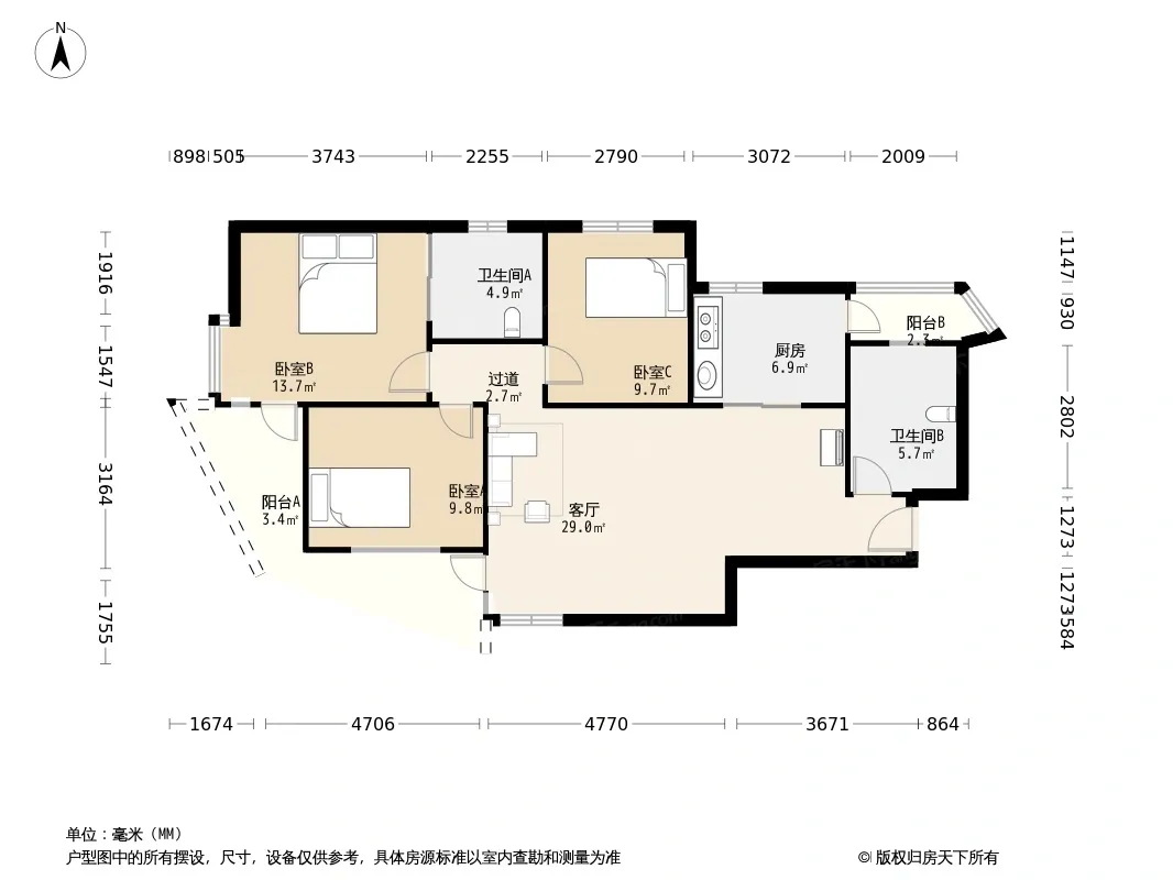 套数在售二手房价格区间银海雅苑主力户型小区信息全方位解读小区信息
