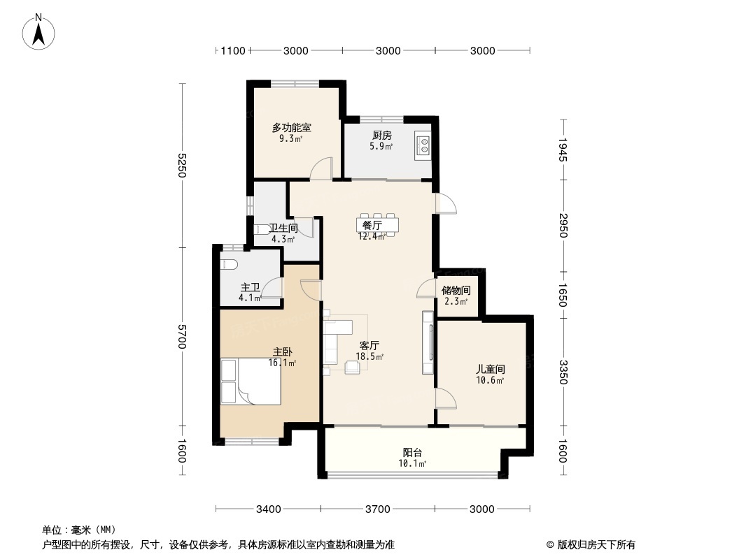 徐州万科中山都会户型图片