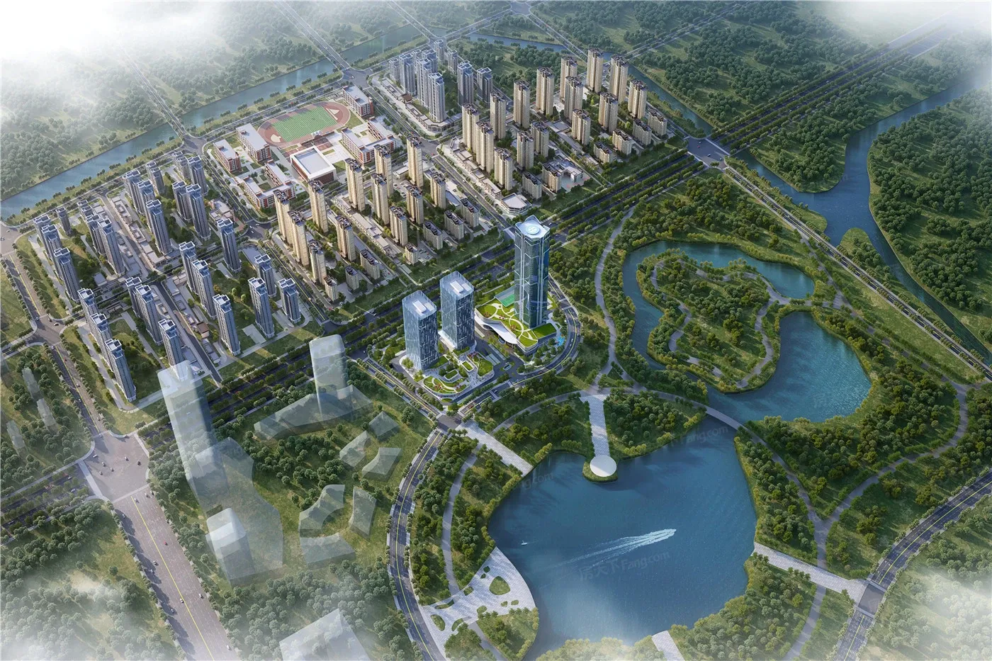 东湖世纪城最后一栋小平方96平加推在售96平和129平的大河城章二期