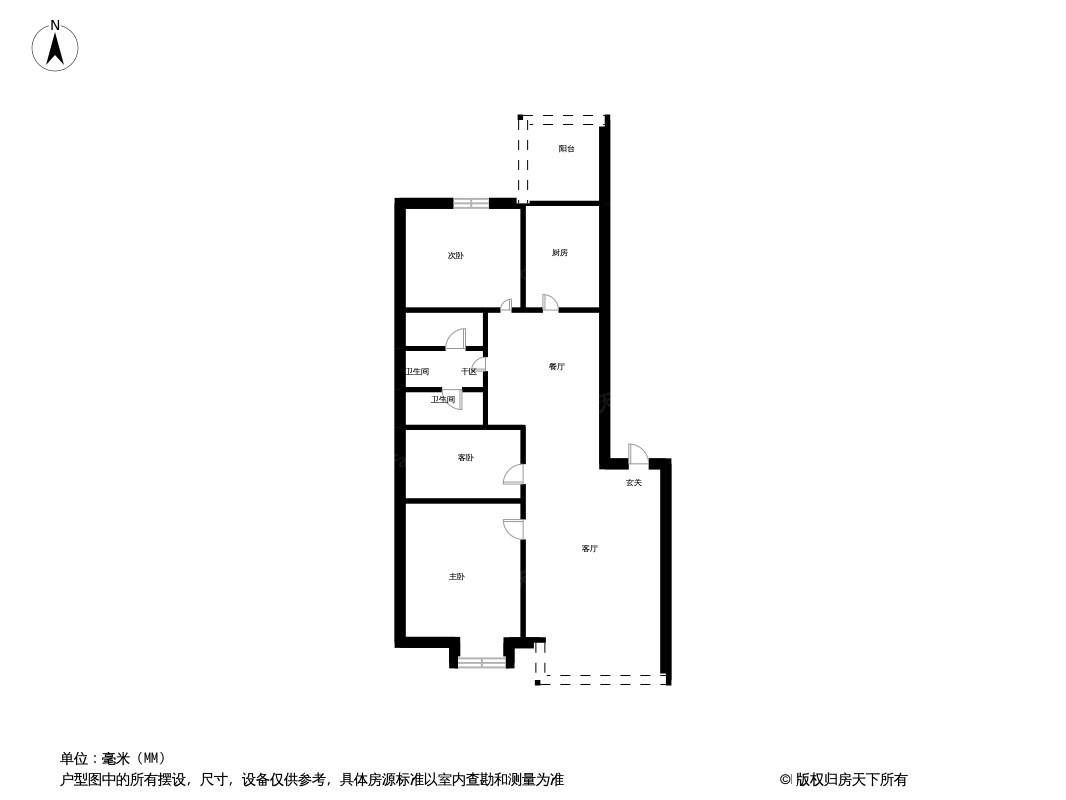 财智公馆户型图图片